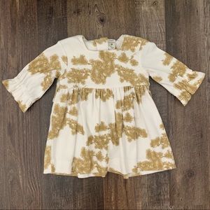 Kate Quinn Mustard Flower Dress